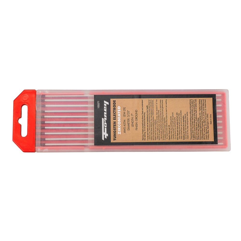 EWZr-1 Tungsten, 3/32 inch x 7 inch, 10-Pack